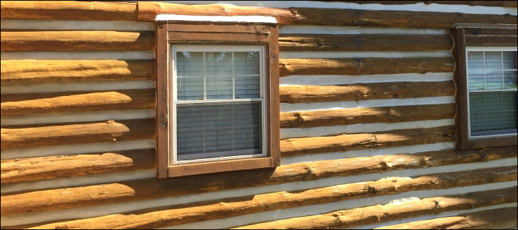 Log Home Whole Log Replacement  Ranburne, Alabama